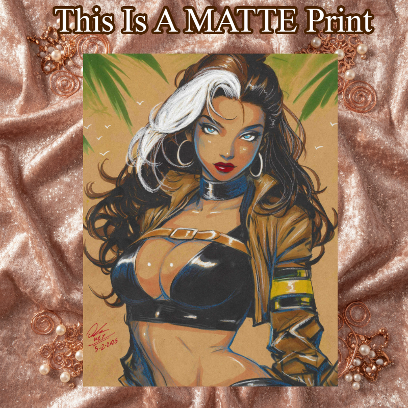 Rogue Art Illustration Hard Signed 8.5x11in Fine Art PRINT