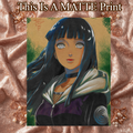 Hinata Art Illustration Hard Signed 8.5x11in Fine Art PRINT