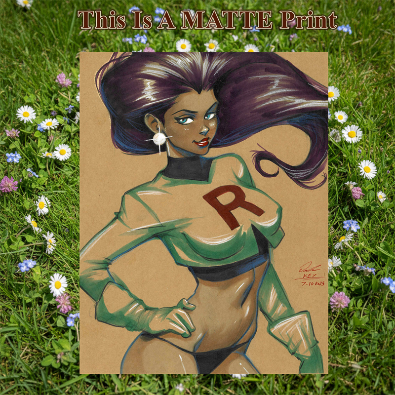 Jessie Art Illustration Hard Signed 8.5x11in Fine Art PRINT