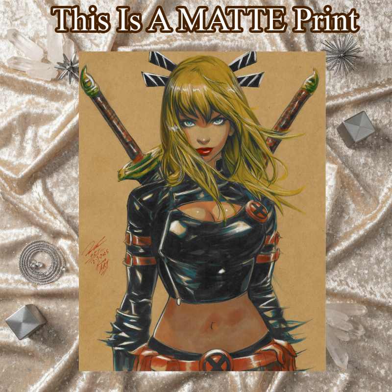 Magik Art Illustration Hard Signed 8.5x11in Fine Art PRINT