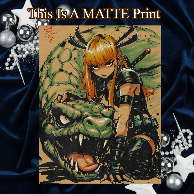Magik Art Illustration Hard Signed 8.5x11in Fine Art PRINT