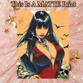 Vampirella Art Illustration Hard Signed 8.5x11in Fine Art PRINT