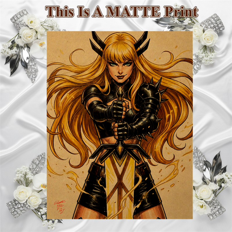 Magik Art Illustration Hard Signed 8.5x11in Fine Art PRINT
