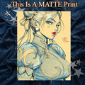 Chun Li Art Illustration Hard Signed 8.5x11in Fine Art PRINT