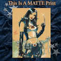 X-23 Art Illustration Hard Signed 8.5x11in Fine Art PRINT