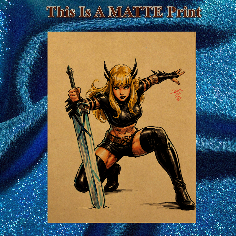 Magik Art Illustration Hard Signed 8.5x11in Fine Art PRINT