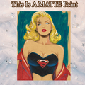 Supergirl Art Illustration Hard Signed 8.5x11in Fine Art PRINT