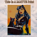 Catwoman Art Illustration Hard Signed 8.5x11in Fine Art PRINT