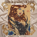 Witchblade Art Illustration Hard Signed 8.5x11in Fine Art PRINT