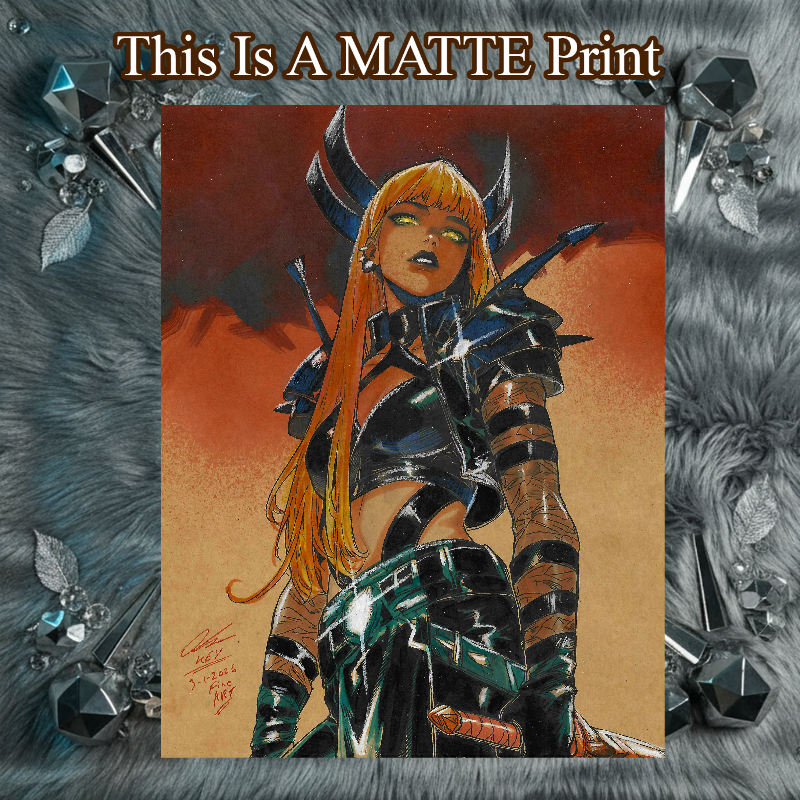 Magik Art Illustration Hard Signed 8.5x11in Fine Art PRINT