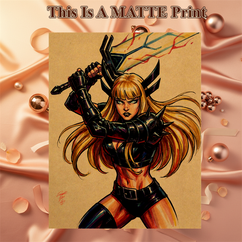 Magik Art Illustration Hard Signed 8.5x11in Fine Art PRINT