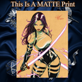 Psylocke Art Illustration Hard Signed 8.5x11in Fine Art PRINT