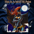 Batgirl Art Illustration Hard Signed 8.5x11in Fine Art PRINT
