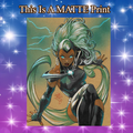 Storm Art Illustration Hard Signed 8.5x11in Fine Art PRINT