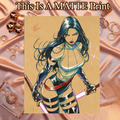 Psylocke Art Illustration Hard Signed 8.5x11in Fine Art PRINT