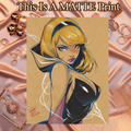 Gwen Stacy Art Illustration Hard Signed 8.5x11in Fine Art PRINT