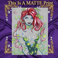 Poison Ivy Art Illustration Hard Signed 8.5x11in Fine Art PRINT