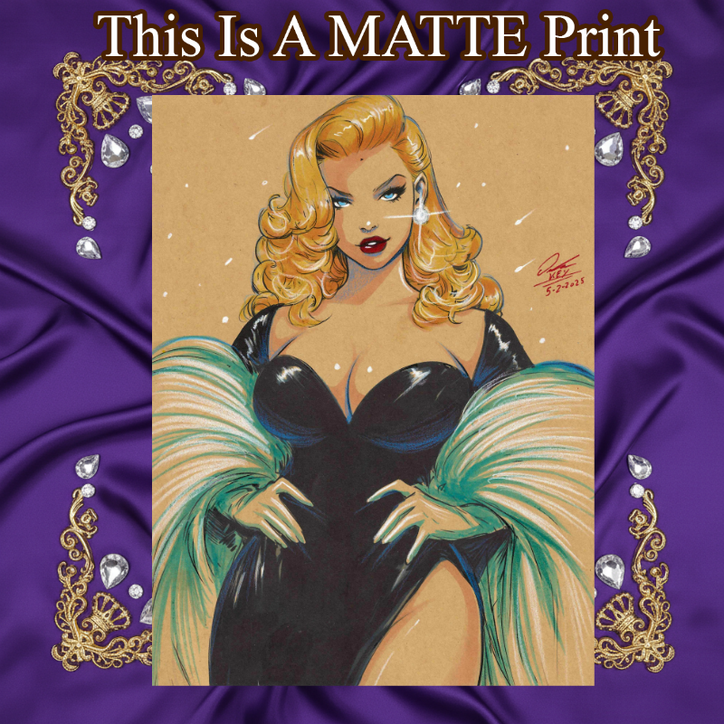 Emma Frost Art Illustration Hard Signed 8.5x11in Fine Art PRINT