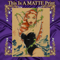 Poison Ivy Art Illustration Hard Signed 8.5x11in Fine Art PRINT