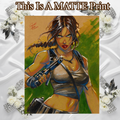 Lara Croft Art Illustration Hard Signed 8.5x11in Fine Art PRINT