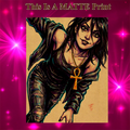 Death Of The Endless Art Illustration Hard Signed 8.5x11in Fine Art PRINT