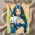 Original Art Illustration Hard Signed 8.5x11in Fine Art PRINT