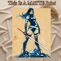 Psylocke Art Illustration Hard Signed 8.5x11in Fine Art PRINT
