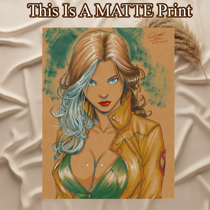 Rogue Art Illustration Hard Signed 8.5x11in Fine Art PRINT