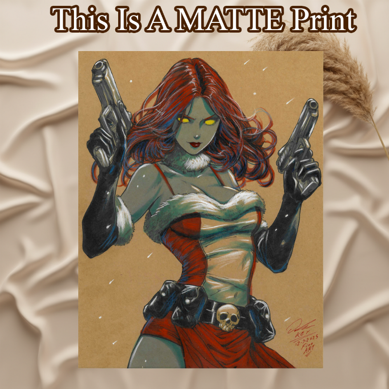 Mystique Art Illustration Hard Signed 8.5x11in Fine Art PRINT