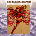 Atom Eve Art Illustration Hard Signed 8.5x11in Fine Art PRINT