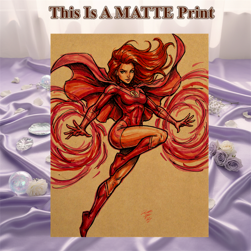 Atom Eve Art Illustration Hard Signed 8.5x11in Fine Art PRINT