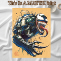 Venom Art Illustration Hard Signed 8.5x11in Fine Art PRINT