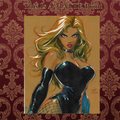 Black Canary Art Illustration Hard Signed 8.5x11in Fine Art PRINT