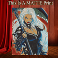 Lady Death Art Illustration Hard Signed 8.5x11in Fine Art PRINT