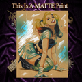 Harley Quinn Art Illustration Hard Signed 8.5x11in Fine Art PRINT