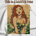 Poison Ivy Art Illustration Hard Signed 8.5x11in Fine Art PRINT