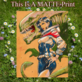 Original Art Illustration Hard Signed 8.5x11in Fine Art PRINT