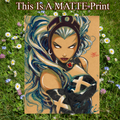 Storm Art Illustration Hard Signed 8.5x11in Fine Art PRINT