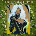 Lady Death Art Illustration Hard Signed 8.5x11in Fine Art PRINT