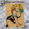 Harley Quinn Art Illustration Hard Signed 8.5x11in Fine Art PRINT