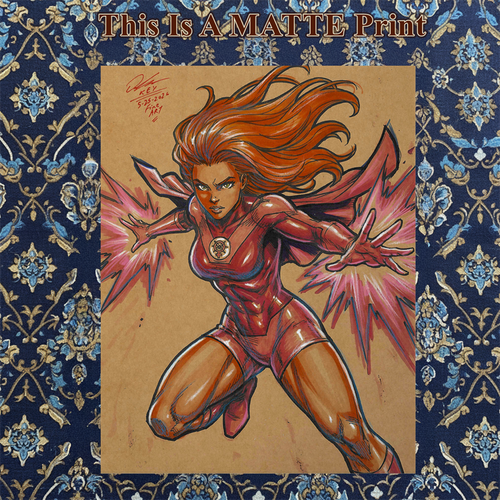 Atom Eve Art Illustration Hard Signed 8.5x11in Fine Art PRINT