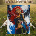Hawkgirl Art Illustration Hard Signed 8.5x11in Fine Art PRINT