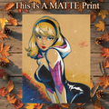 Spider Gwen Art Illustration Hard Signed 8.5x11in Fine Art PRINT