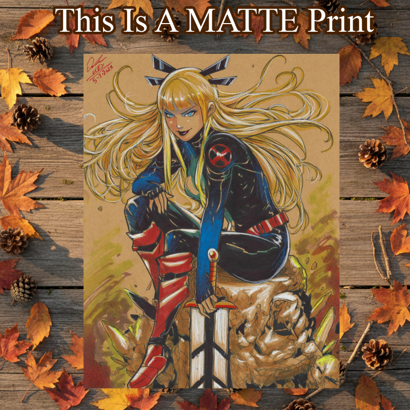 Magik Art Illustration Hard Signed 8.5x11in Fine Art PRINT