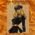 Lady Blackhawk Art Illustration Hard Signed 8.5x11in Fine Art PRINT