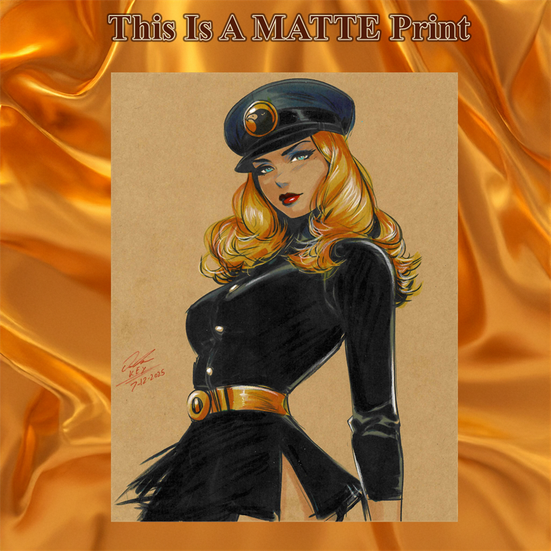 Lady Blackhawk Art Illustration Hard Signed 8.5x11in Fine Art PRINT