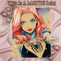 Mary Jane Art Illustration Hard Signed 8.5x11in Fine Art PRINT