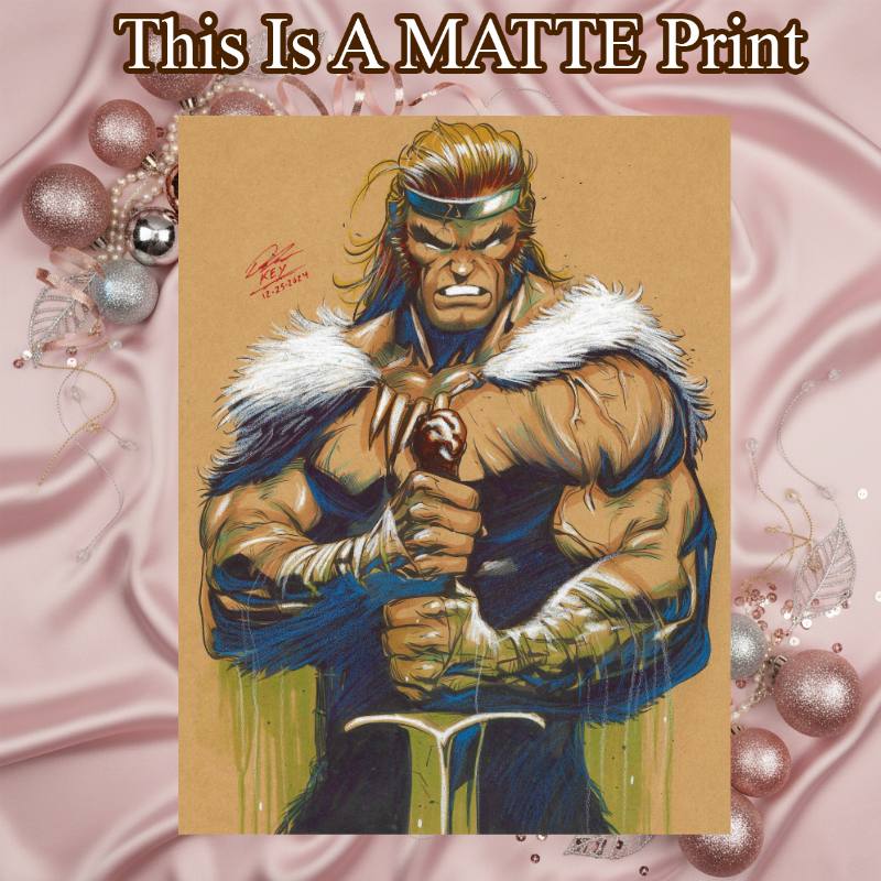 Conan The Barbarian Art Illustration Hard Signed 8.5x11in Fine Art PRINT