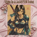Tifa Lockhart Art Illustration Hard Signed 8.5x11in Fine Art PRINT