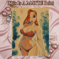 Jessica Rabbit Art Illustration Hard Signed 8.5x11in Fine Art PRINT